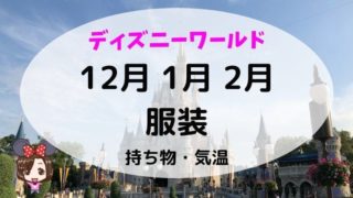 ディズニーワールドの服装や気温を１年分まとめて月ごとに紹介 ハリケーンやスコールは 寒い時期はある ディズニー夢と魔法の旅